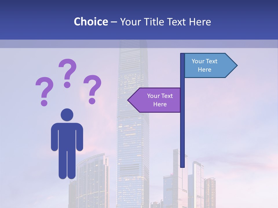 Asia Building Manhattan PowerPoint Template