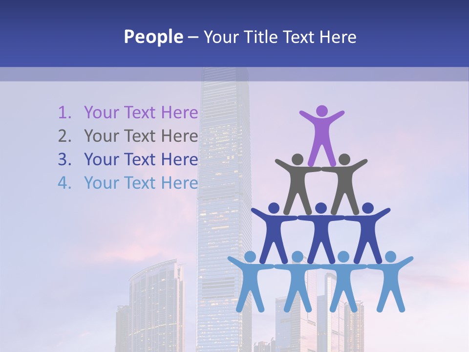 Asia Building Manhattan PowerPoint Template