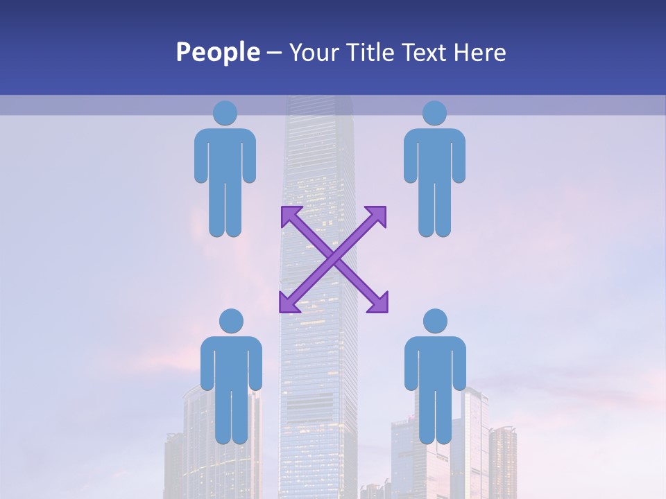 Asia Building Manhattan PowerPoint Template