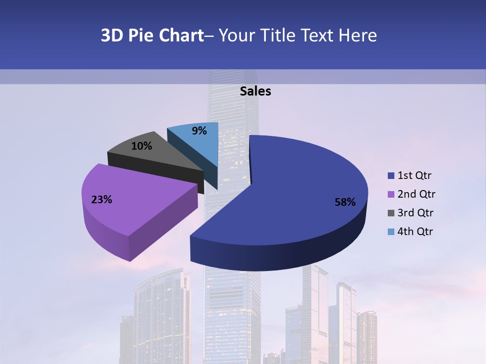 Asia Building Manhattan PowerPoint Template