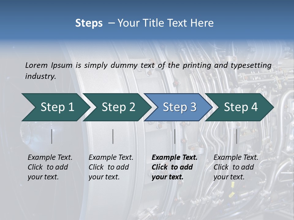 Detail Turbo Machinery PowerPoint Template