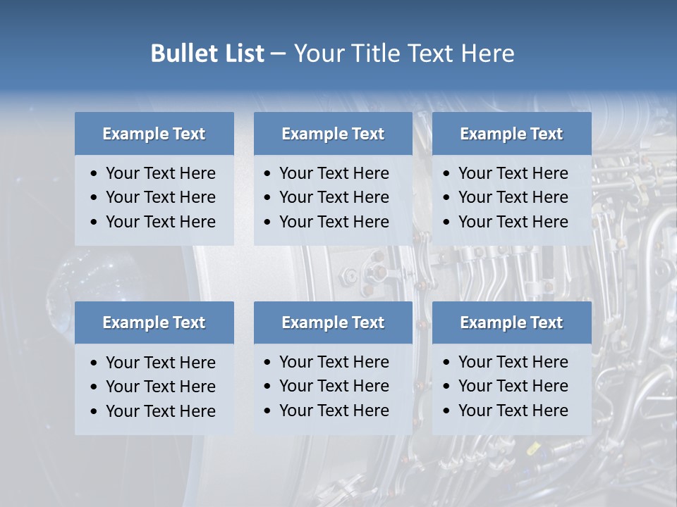 Detail Turbo Machinery PowerPoint Template