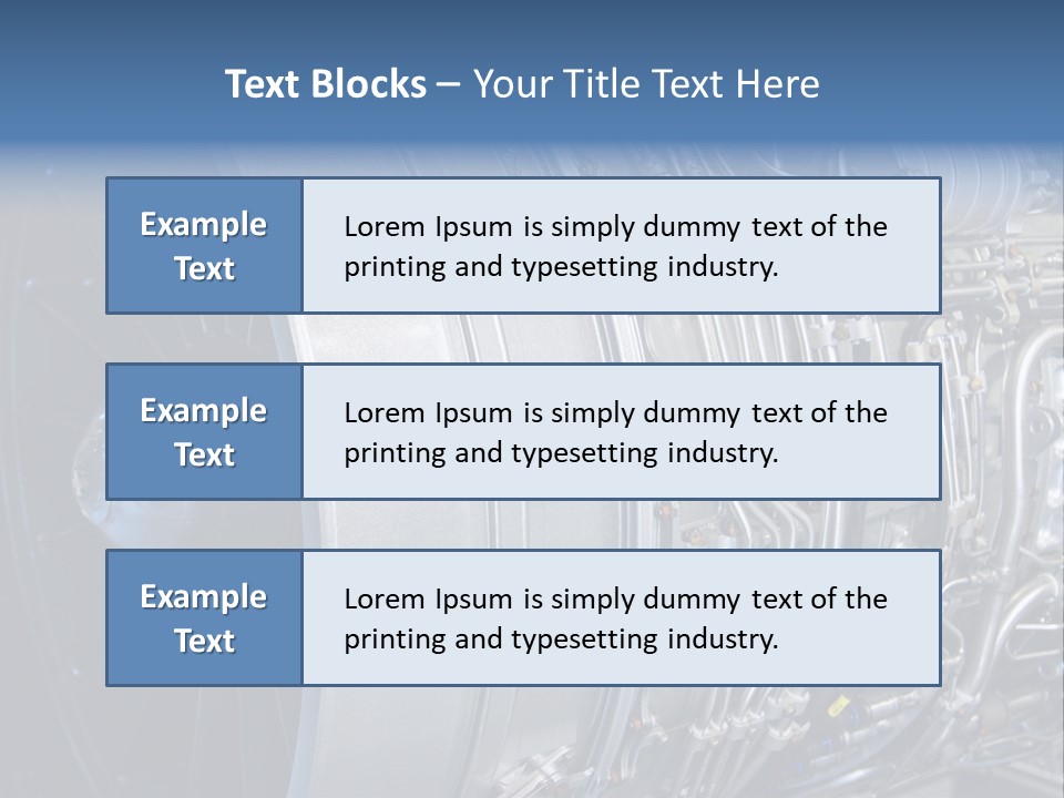 Detail Turbo Machinery PowerPoint Template