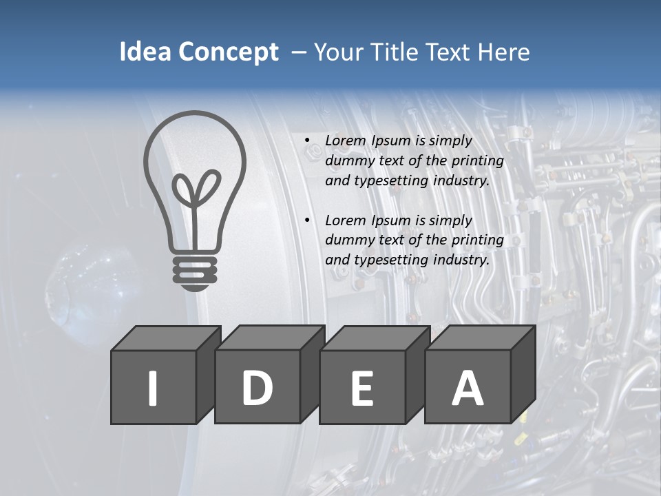Detail Turbo Machinery PowerPoint Template