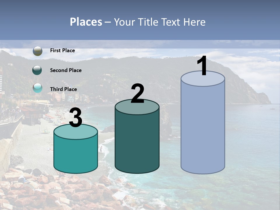 Vacation Landscape Tourism PowerPoint Template