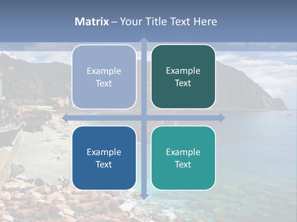 Vacation Landscape Tourism PowerPoint Template