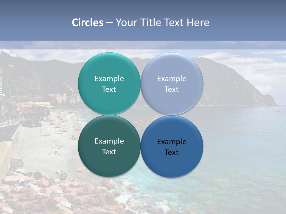 Vacation Landscape Tourism PowerPoint Template