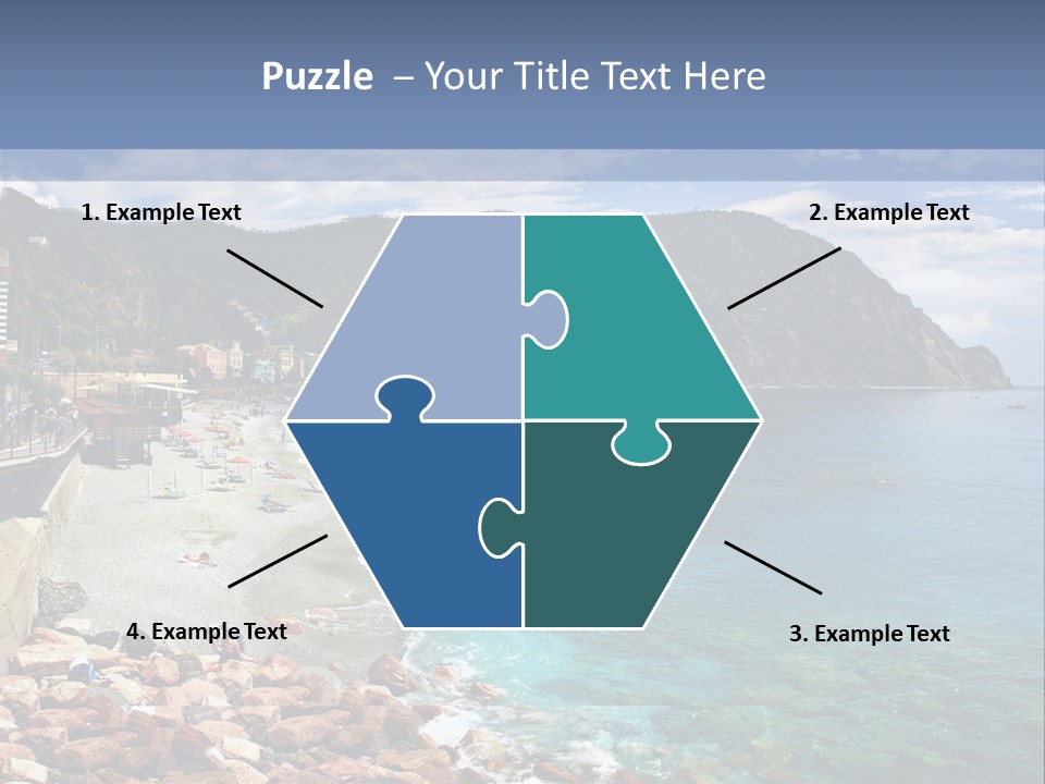 Vacation Landscape Tourism PowerPoint Template