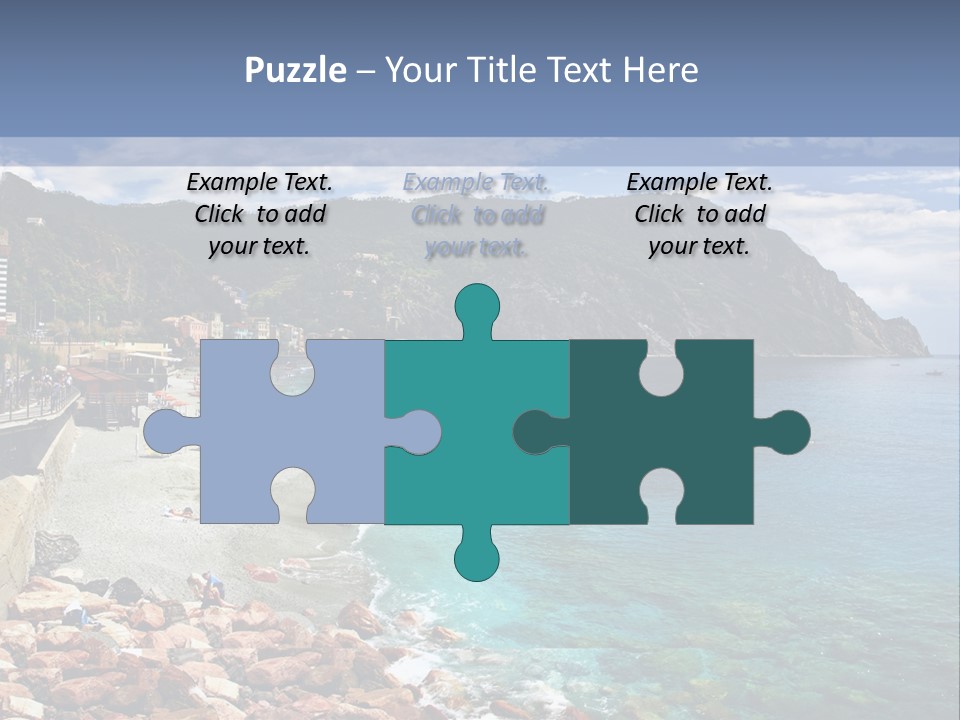 Vacation Landscape Tourism PowerPoint Template