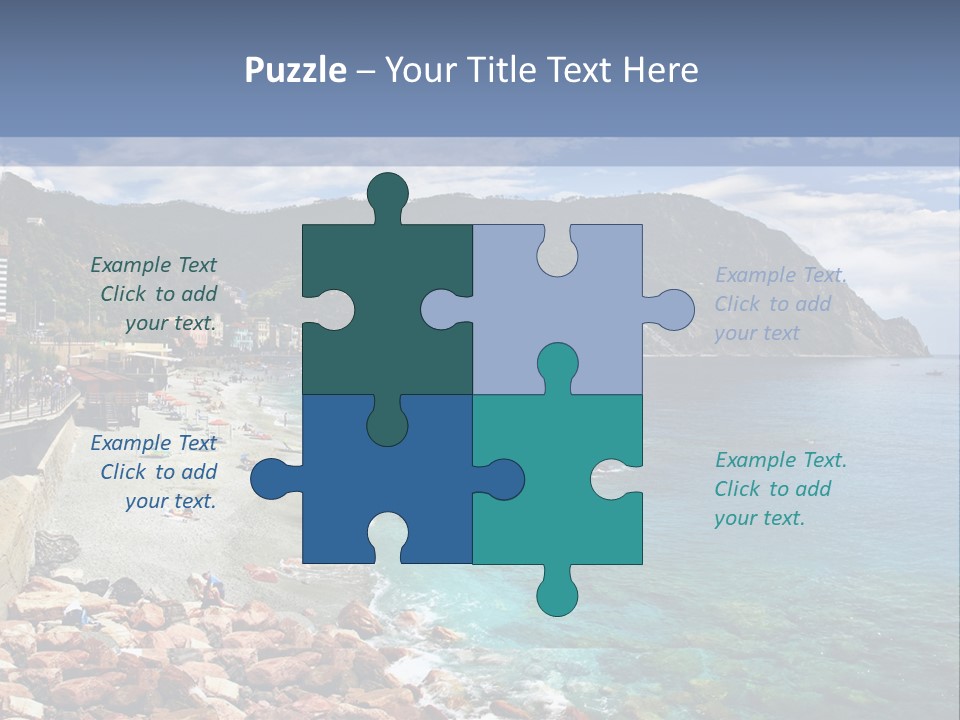 Vacation Landscape Tourism PowerPoint Template