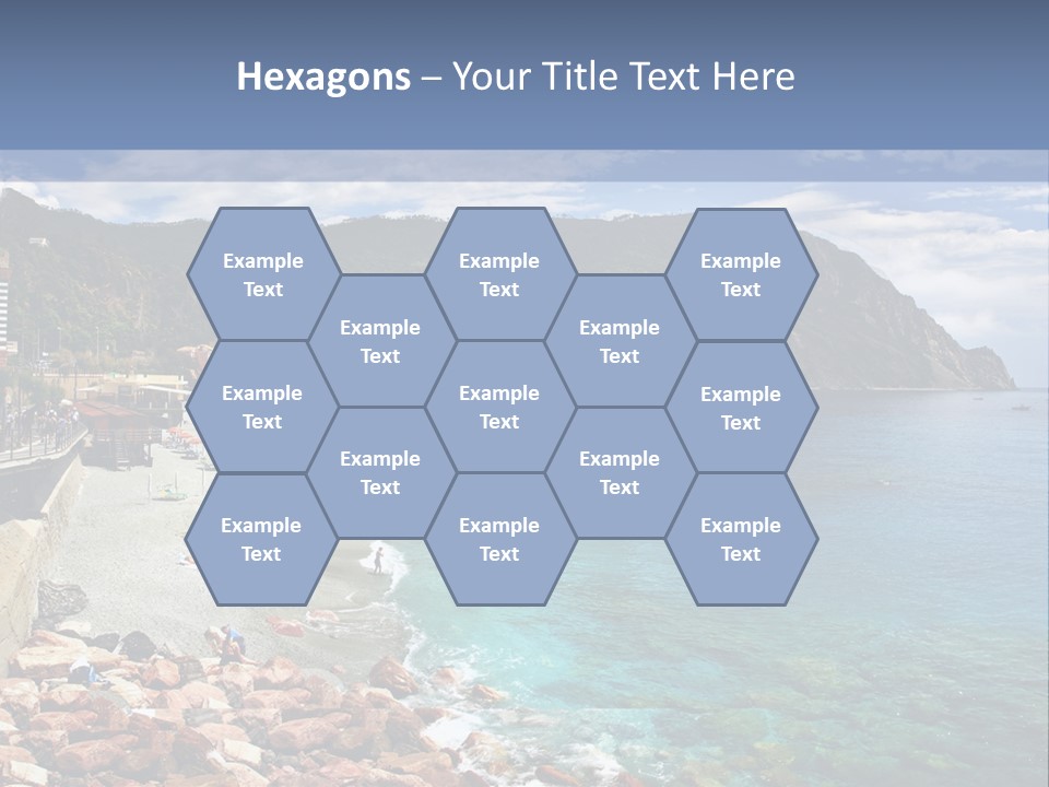 Vacation Landscape Tourism PowerPoint Template