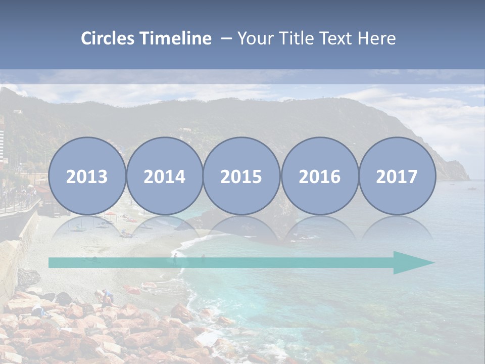 Vacation Landscape Tourism PowerPoint Template