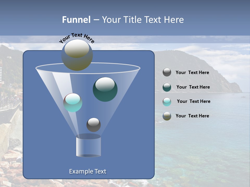 Vacation Landscape Tourism PowerPoint Template