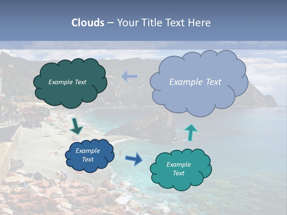 Vacation Landscape Tourism PowerPoint Template