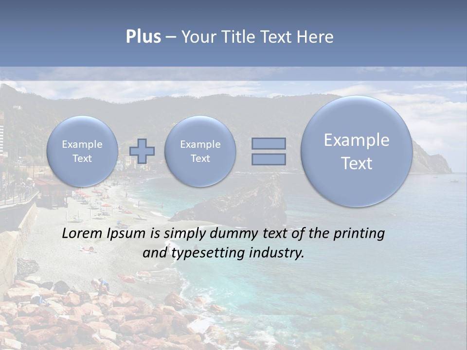 Vacation Landscape Tourism PowerPoint Template