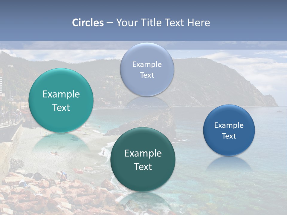 Vacation Landscape Tourism PowerPoint Template