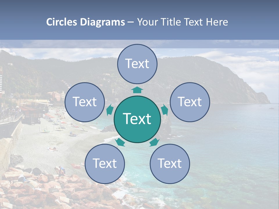 Vacation Landscape Tourism PowerPoint Template