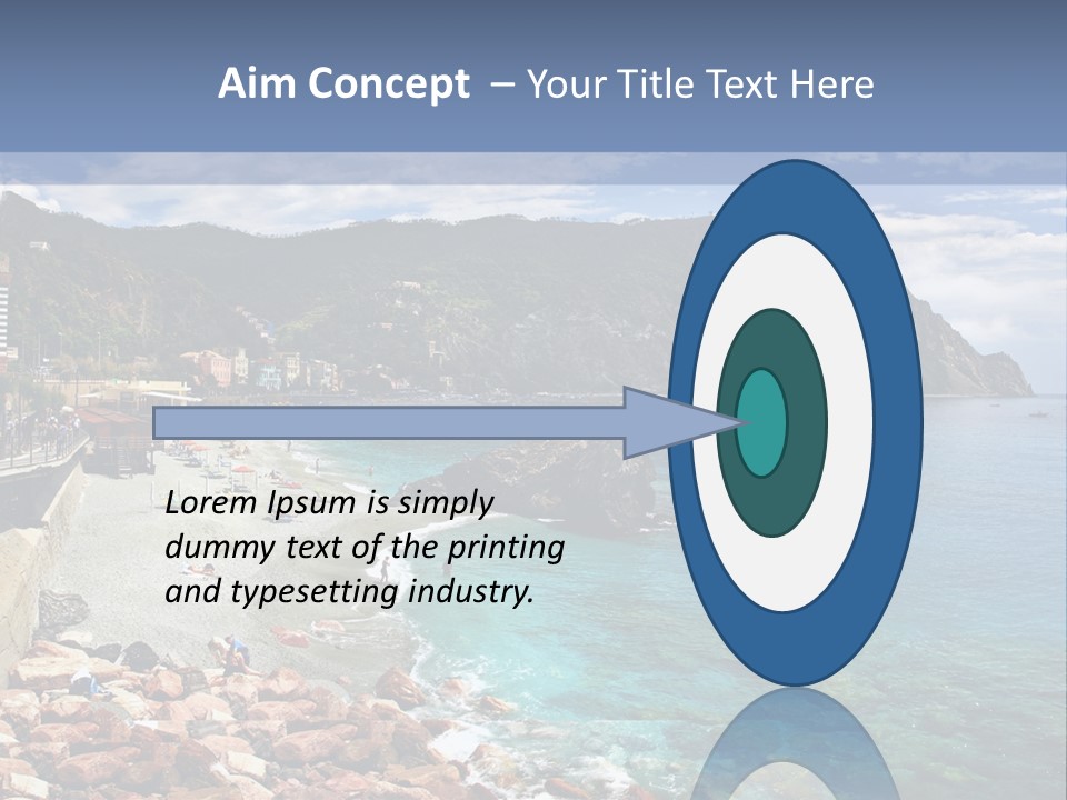 Vacation Landscape Tourism PowerPoint Template