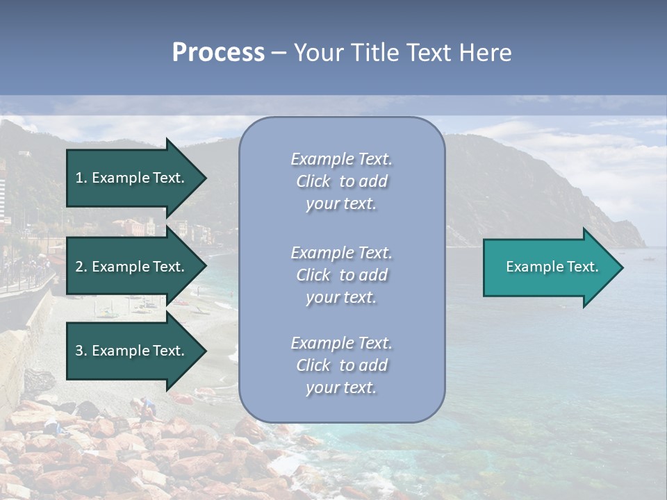 Vacation Landscape Tourism PowerPoint Template