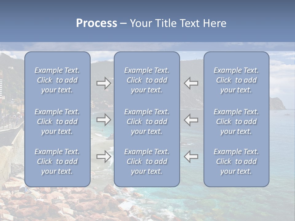 Vacation Landscape Tourism PowerPoint Template