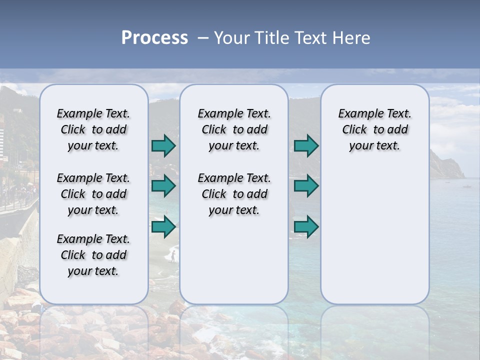 Vacation Landscape Tourism PowerPoint Template