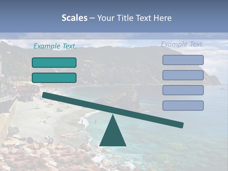 Vacation Landscape Tourism PowerPoint Template