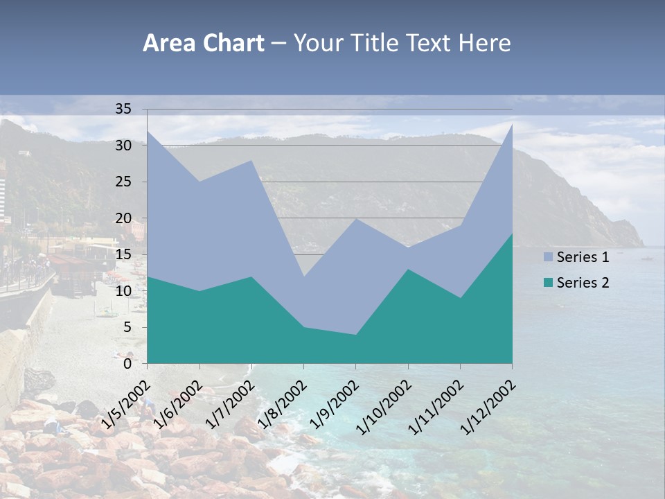 Vacation Landscape Tourism PowerPoint Template