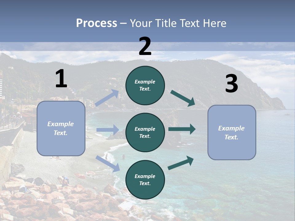 Vacation Landscape Tourism PowerPoint Template