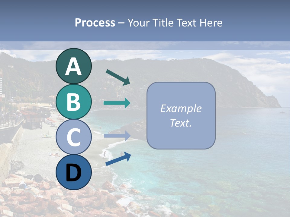 Vacation Landscape Tourism PowerPoint Template
