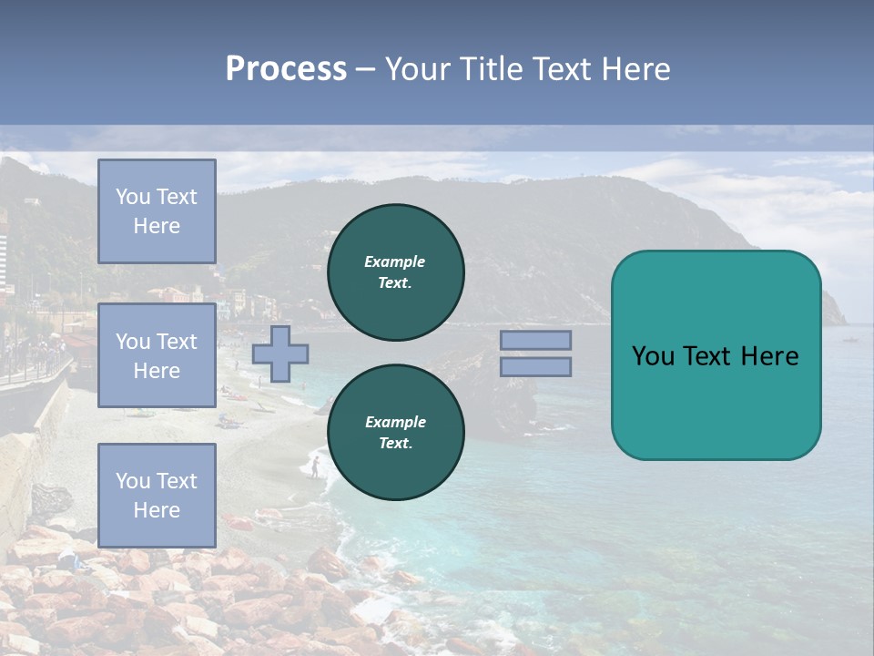 Vacation Landscape Tourism PowerPoint Template