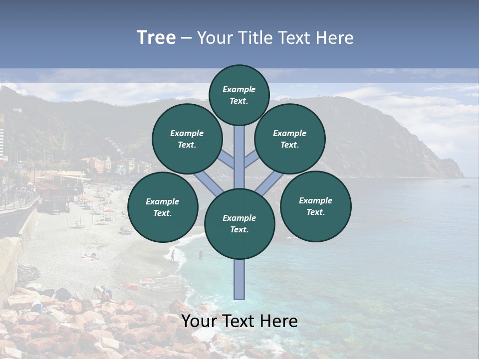 Vacation Landscape Tourism PowerPoint Template