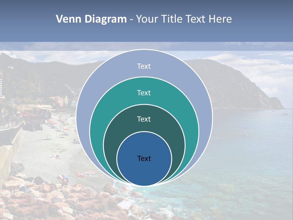 Vacation Landscape Tourism PowerPoint Template