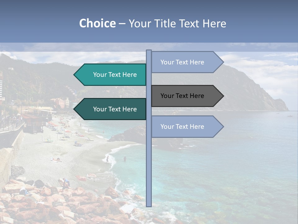 Vacation Landscape Tourism PowerPoint Template