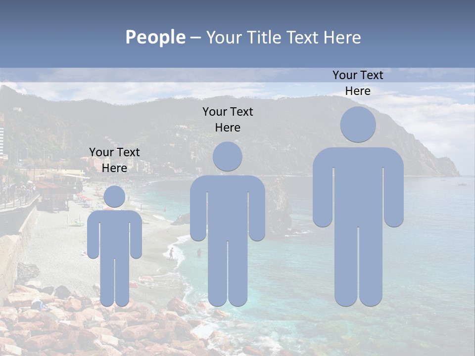 Vacation Landscape Tourism PowerPoint Template