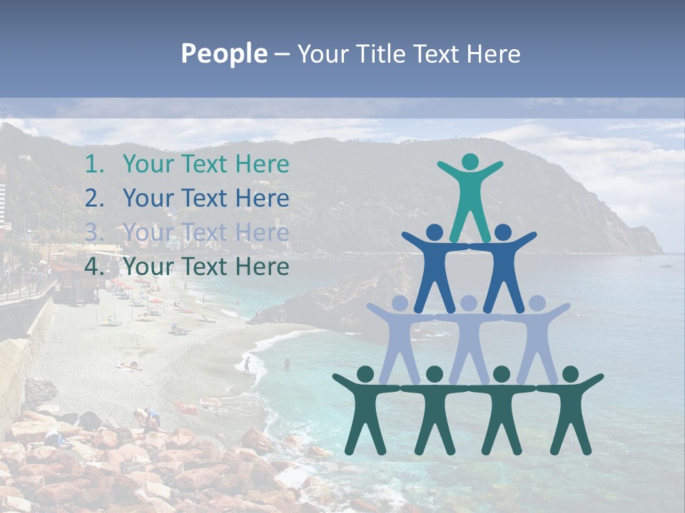 Vacation Landscape Tourism PowerPoint Template