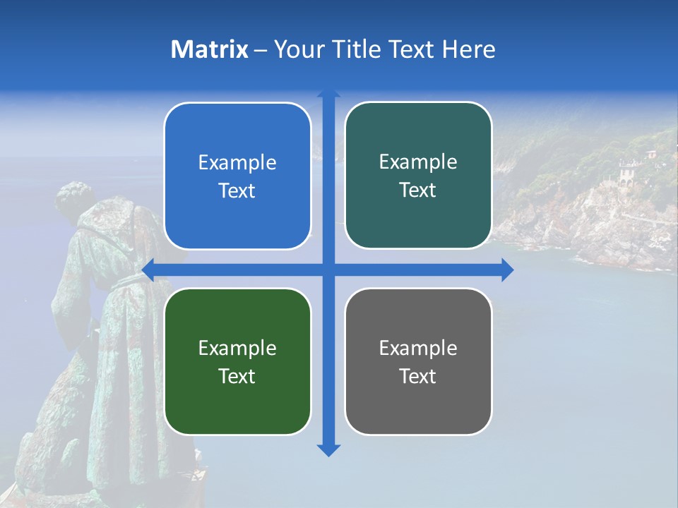 Blue Resort Attraction PowerPoint Template