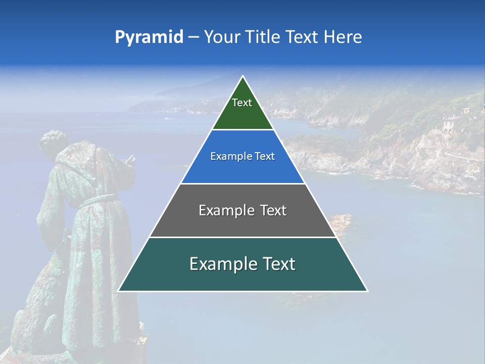 Blue Resort Attraction PowerPoint Template