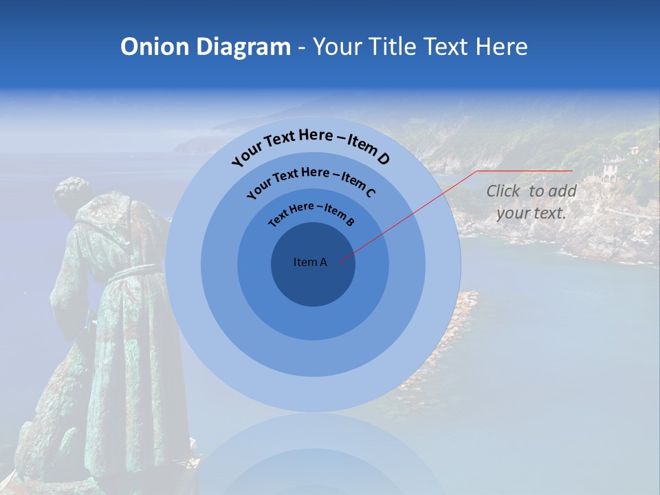 Blue Resort Attraction PowerPoint Template