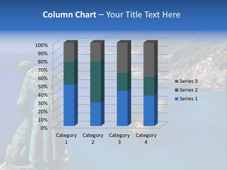 Blue Resort Attraction PowerPoint Template