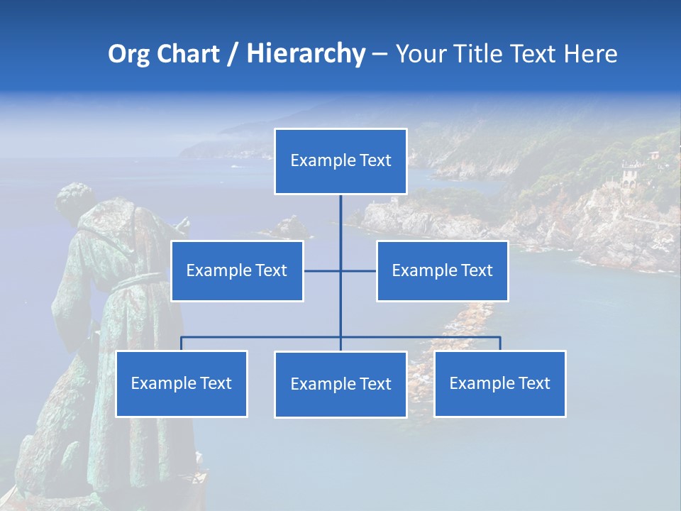 Blue Resort Attraction PowerPoint Template