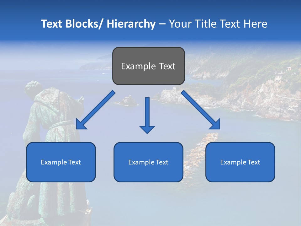 Blue Resort Attraction PowerPoint Template