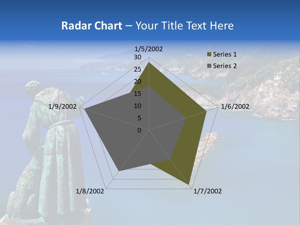 Blue Resort Attraction PowerPoint Template