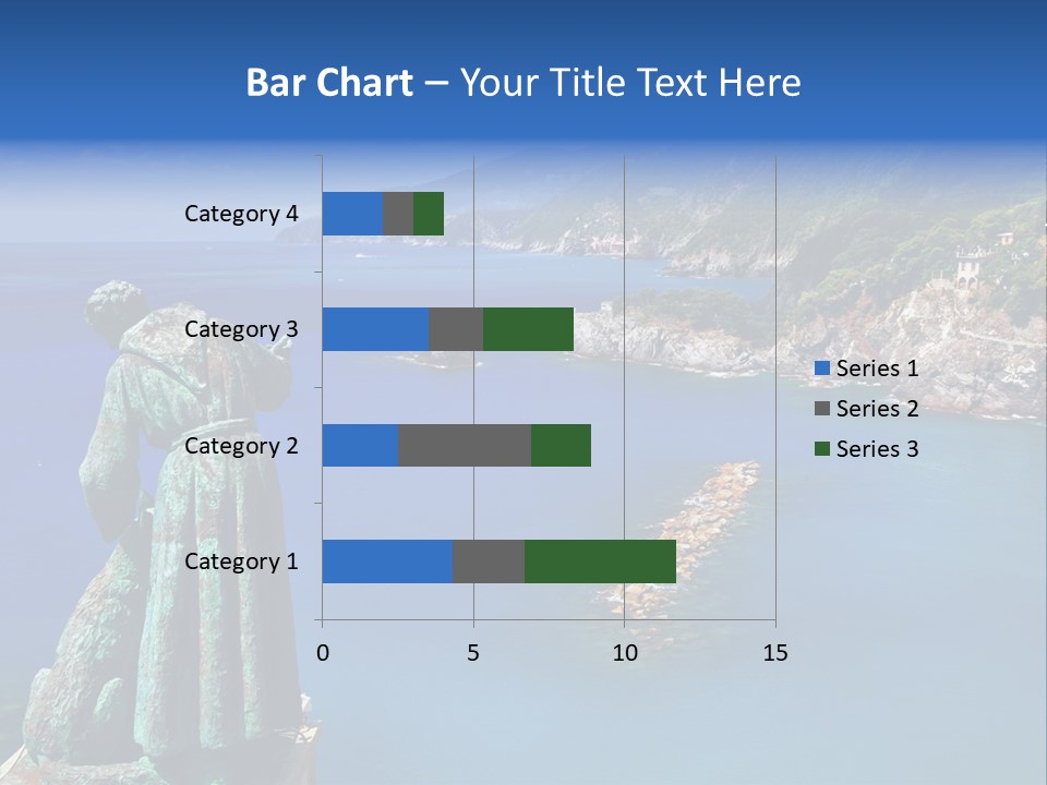 Blue Resort Attraction PowerPoint Template
