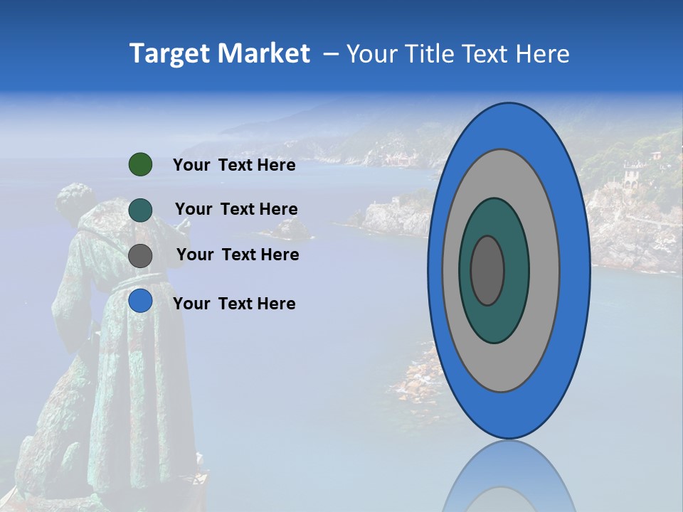 Blue Resort Attraction PowerPoint Template