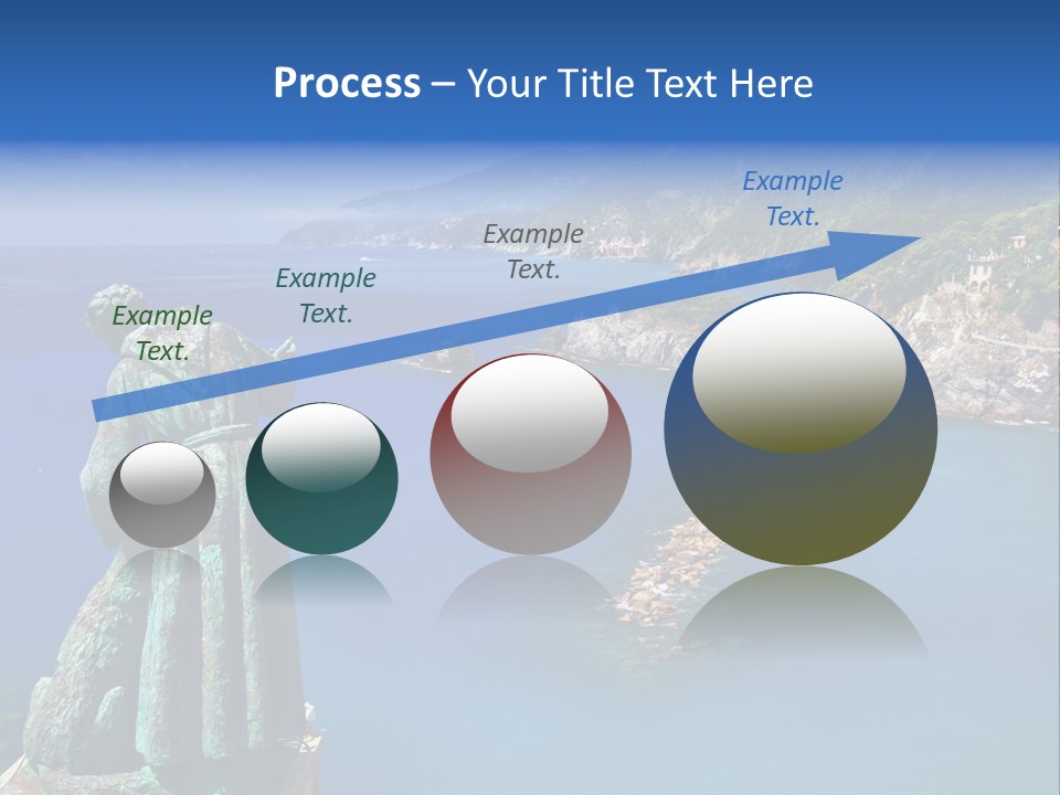 Blue Resort Attraction PowerPoint Template