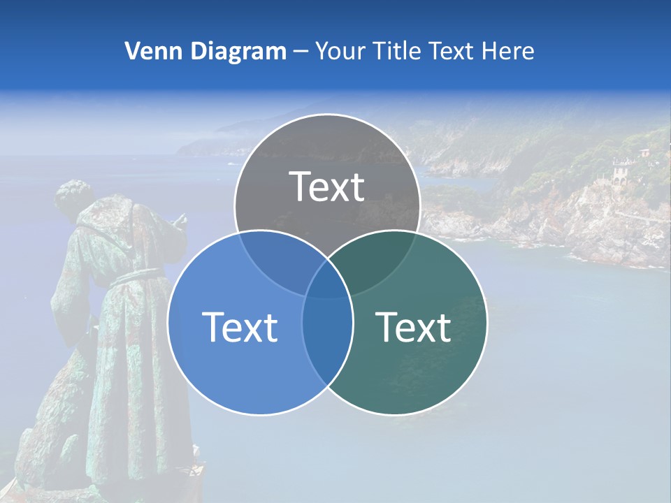 Blue Resort Attraction PowerPoint Template