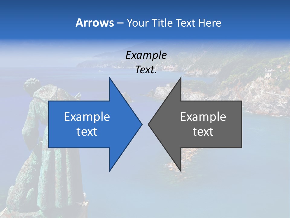 Blue Resort Attraction PowerPoint Template