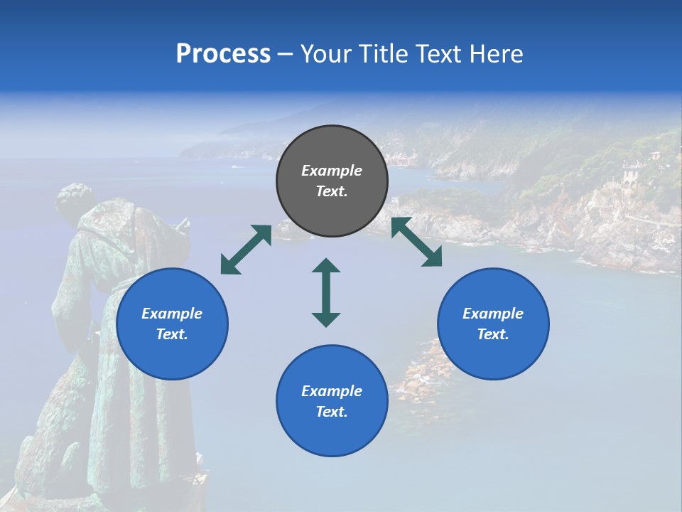 Blue Resort Attraction PowerPoint Template