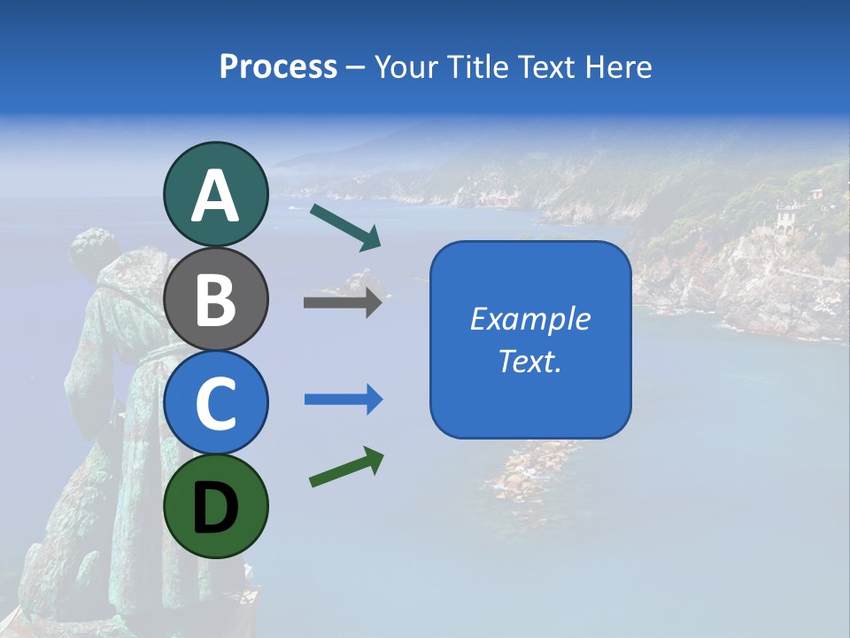 Blue Resort Attraction PowerPoint Template