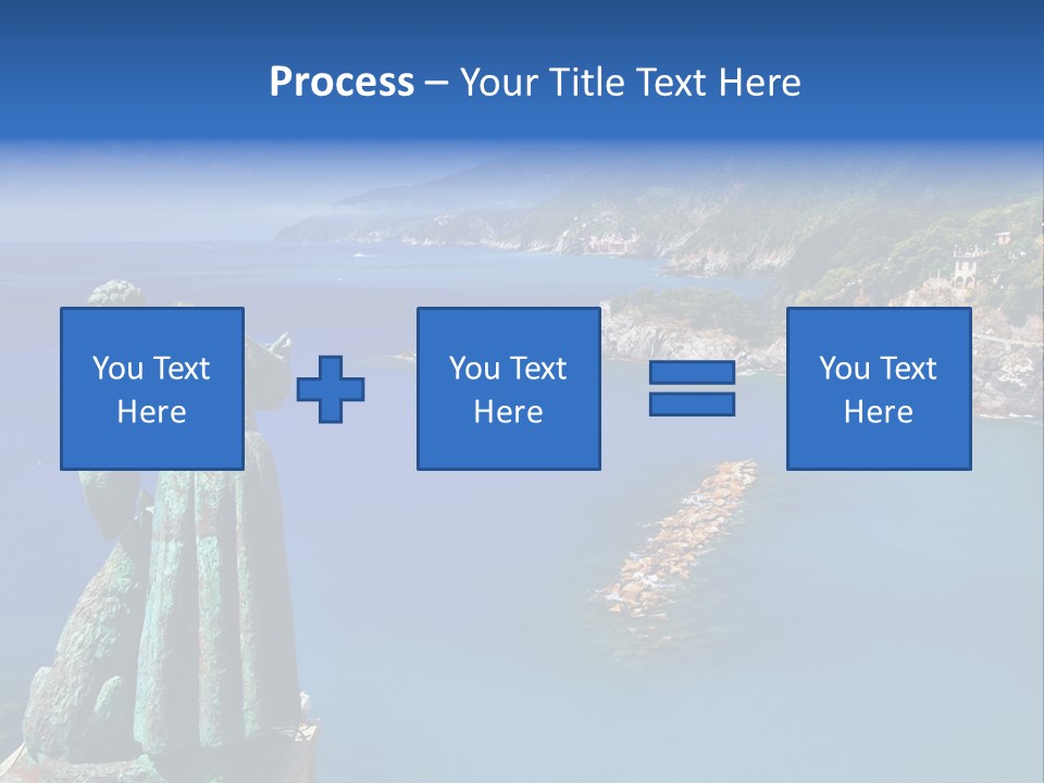 Blue Resort Attraction PowerPoint Template